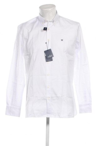 Ανδρικό πουκάμισο Hackett, Μέγεθος L, Χρώμα Λευκό, Τιμή 73,45 €