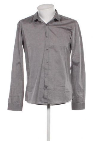 Herrenhemd Hugo Boss, Größe L, Farbe Grau, Preis 25,51 €