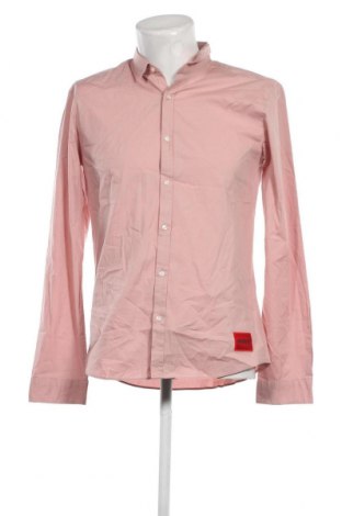 Мъжка риза Hugo Boss, Размер L, Цвят Розов, Цена 167,16 лв.