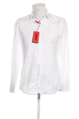 Мъжка риза Hugo Boss, Размер M, Цвят Бял, Цена 193,03 лв.