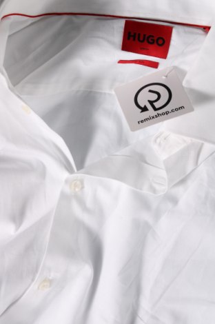 Ανδρικό πουκάμισο Hugo Boss, Μέγεθος L, Χρώμα Λευκό, Τιμή 96,43 €