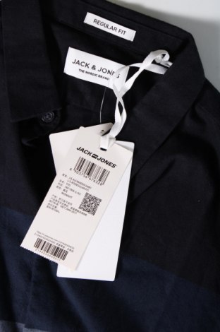 Мъжка риза Jack & Jones, Размер L, Цвят Син, Цена 23,80 лв.