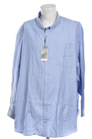 Ανδρικό πουκάμισο Jack & Jones, Μέγεθος 5XL, Χρώμα Μπλέ, Τιμή 35,05 €
