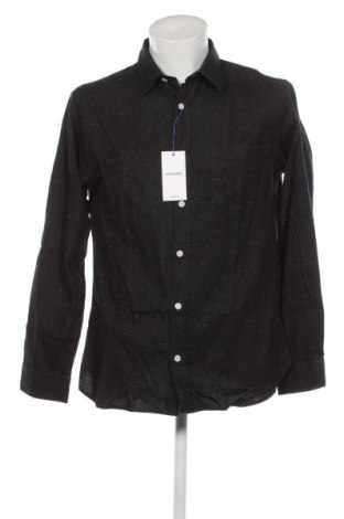 Herrenhemd Jack & Jones, Größe L, Farbe Schwarz, Preis € 14,02