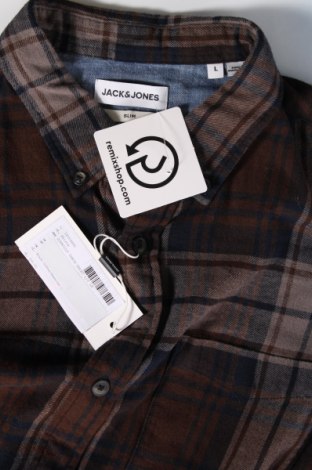 Мъжка риза Jack & Jones, Размер L, Цвят Многоцветен, Цена 24,48 лв.