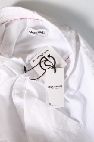 Herrenhemd Jack & Jones, Größe L, Farbe Weiß, Preis € 19,98