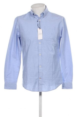 Ανδρικό πουκάμισο Jack & Jones, Μέγεθος M, Χρώμα Μπλέ, Τιμή 18,23 €