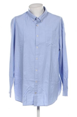 Ανδρικό πουκάμισο Jack & Jones, Μέγεθος 4XL, Χρώμα Μπλέ, Τιμή 34,00 €