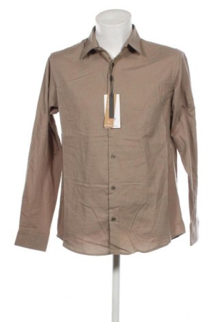 Ανδρικό πουκάμισο Jack & Jones PREMIUM, Μέγεθος L, Χρώμα  Μπέζ, Τιμή 12,97 €