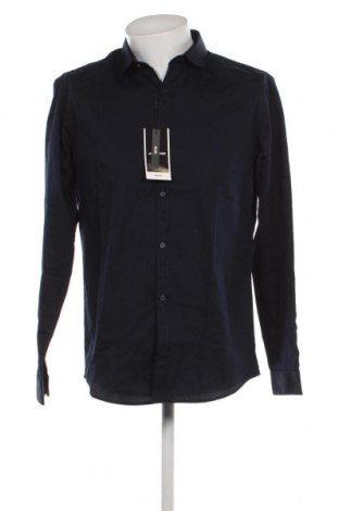 Ανδρικό πουκάμισο Jack & Jones PREMIUM, Μέγεθος L, Χρώμα Μπλέ, Τιμή 19,98 €