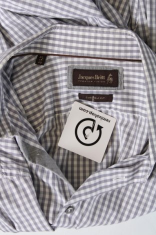 Herrenhemd Jacques Britt, Größe XL, Farbe Grau, Preis 16,70 €