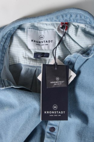 Мъжка риза Kronstadt, Размер M, Цвят Син, Цена 15,84 лв.