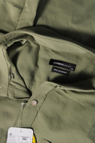 Мъжка риза LCW, Размер 3XL, Цвят Зелен, Цена 34,96 лв.
