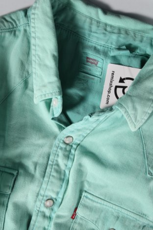 Мъжка риза Levi's, Размер L, Цвят Зелен, Цена 107,64 лв.