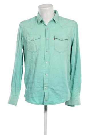 Herrenhemd Levi's, Größe L, Farbe Grün, Preis 55,49 €