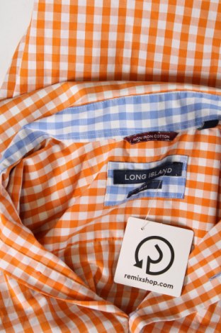 Мъжка риза Long Island, Размер L, Цвят Оранжев, Цена 30,00 лв.