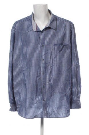 Ανδρικό πουκάμισο Luciano, Μέγεθος 5XL, Χρώμα Μπλέ, Τιμή 11,88 €