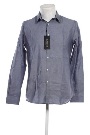 Ανδρικό πουκάμισο Marciano, Μέγεθος M, Χρώμα Μπλέ, Τιμή 26,29 €