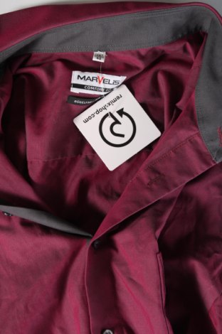 Мъжка риза Marvelis, Размер XXL, Цвят Червен, Цена 24,00 лв.