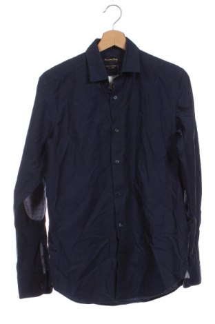 Мъжка риза Massimo Dutti, Размер S, Цвят Син, Цена 18,63 лв.
