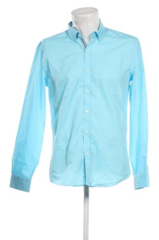 Ανδρικό πουκάμισο Moxx Paris, Μέγεθος L, Χρώμα Μπλέ, Τιμή 15,96 €
