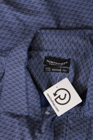 Herrenhemd Northwest, Größe 3XL, Farbe Blau, Preis 20,18 €