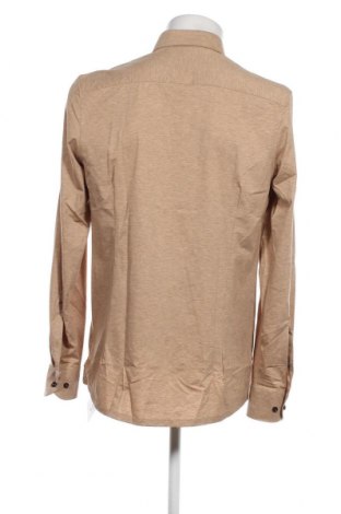 Ανδρικό πουκάμισο Olymp, Μέγεθος L, Χρώμα  Μπέζ, Τιμή 9,65 €