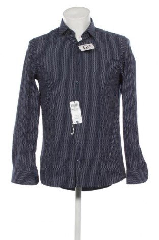 Ανδρικό πουκάμισο Olymp, Μέγεθος M, Χρώμα Μπλέ, Τιμή 9,65 €