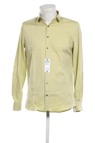 Ανδρικό πουκάμισο Olymp, Μέγεθος M, Χρώμα Κίτρινο, Τιμή 9,65 €