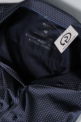 Ανδρικό πουκάμισο Olymp, Μέγεθος L, Χρώμα Μπλέ, Τιμή 47,64 €