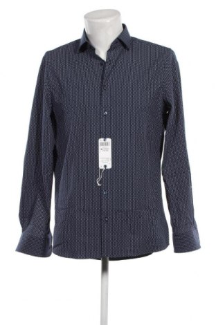 Ανδρικό πουκάμισο Olymp, Μέγεθος L, Χρώμα Μπλέ, Τιμή 47,64 €