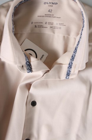 Мъжка риза Olymp, Размер L, Цвят Бежов, Цена 17,55 лв.
