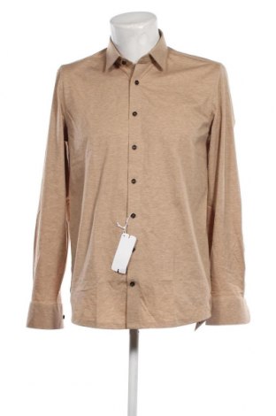 Ανδρικό πουκάμισο Olymp, Μέγεθος L, Χρώμα Καφέ, Τιμή 22,31 €