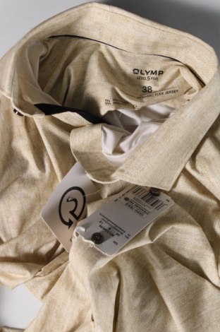 Ανδρικό πουκάμισο Olymp, Μέγεθος M, Χρώμα  Μπέζ, Τιμή 9,05 €