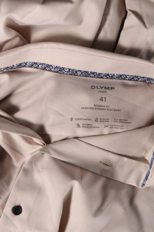 Herrenhemd Olymp, Größe L, Farbe Beige, Preis € 60,31