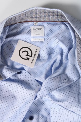 Ανδρικό πουκάμισο Olymp, Μέγεθος XL, Χρώμα Μπλέ, Τιμή 23,40 €