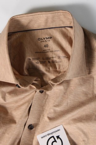 Pánská košile  Olymp, Velikost M, Barva Hnědá, Cena  509,00 Kč