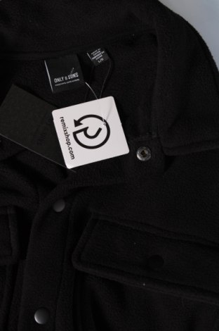 Ανδρικό πουκάμισο Only & Sons, Μέγεθος L, Χρώμα Μαύρο, Τιμή 23,71 €