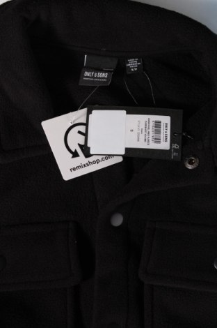 Ανδρικό πουκάμισο Only & Sons, Μέγεθος S, Χρώμα Μαύρο, Τιμή 8,77 €