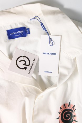 Męska koszula Originals By Jack & Jones, Rozmiar XL, Kolor Biały, Cena 72,50 zł