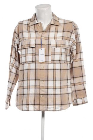 Ανδρικό πουκάμισο Originals By Jack & Jones, Μέγεθος L, Χρώμα  Μπέζ, Τιμή 9,46 €