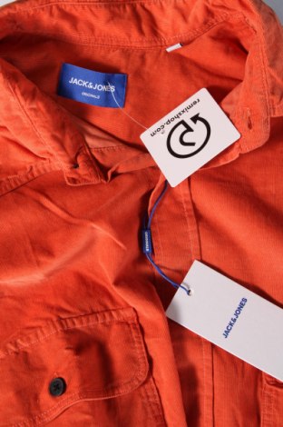 Мъжка риза Originals By Jack & Jones, Размер L, Цвят Оранжев, Цена 18,36 лв.