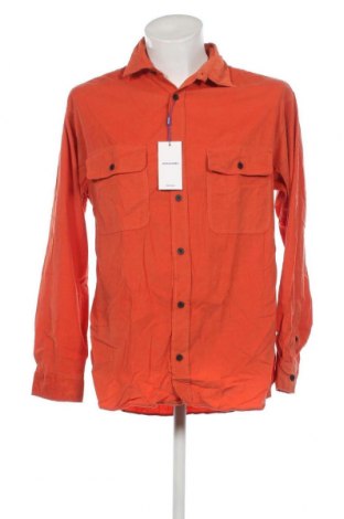 Ανδρικό πουκάμισο Originals By Jack & Jones, Μέγεθος L, Χρώμα Πορτοκαλί, Τιμή 14,37 €