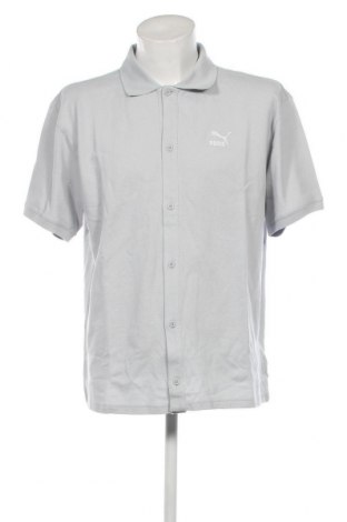 Herrenhemd PUMA, Größe L, Farbe Grau, Preis 12,09 €