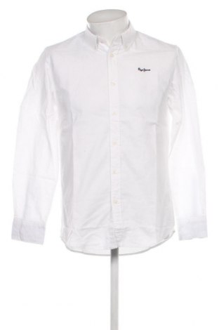 Мъжка риза Pepe Jeans, Размер S, Цвят Бял, Цена 57,33 лв.