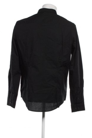 Ανδρικό πουκάμισο Pier One, Μέγεθος M, Χρώμα Μαύρο, Τιμή 23,71 €