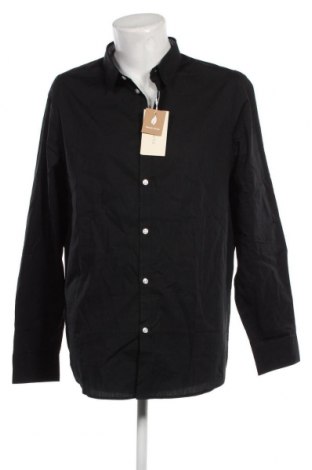 Мъжка риза Pier One, Размер XXL, Цвят Черен, Цена 46,00 лв.