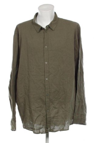 Ανδρικό πουκάμισο Pier One, Μέγεθος 5XL, Χρώμα Πράσινο, Τιμή 22,29 €