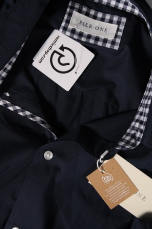Ανδρικό πουκάμισο Pier One, Μέγεθος 3XL, Χρώμα Μπλέ, Τιμή 23,00 €