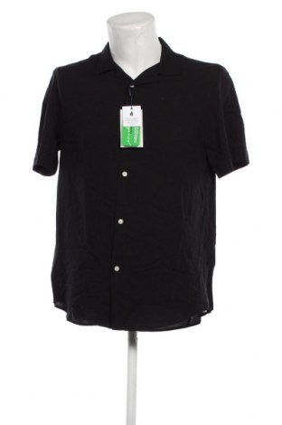 Ανδρικό πουκάμισο Pier One, Μέγεθος M, Χρώμα Μαύρο, Τιμή 11,86 €